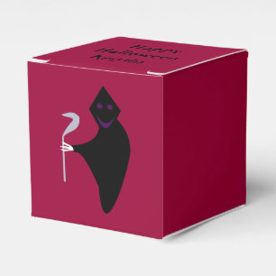 Caja Para Regalos Grim Reaper Halloween Personalizado Favor Box