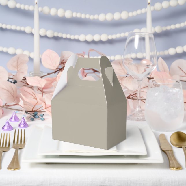 Caja Para Regalos Gris beige (Boda)