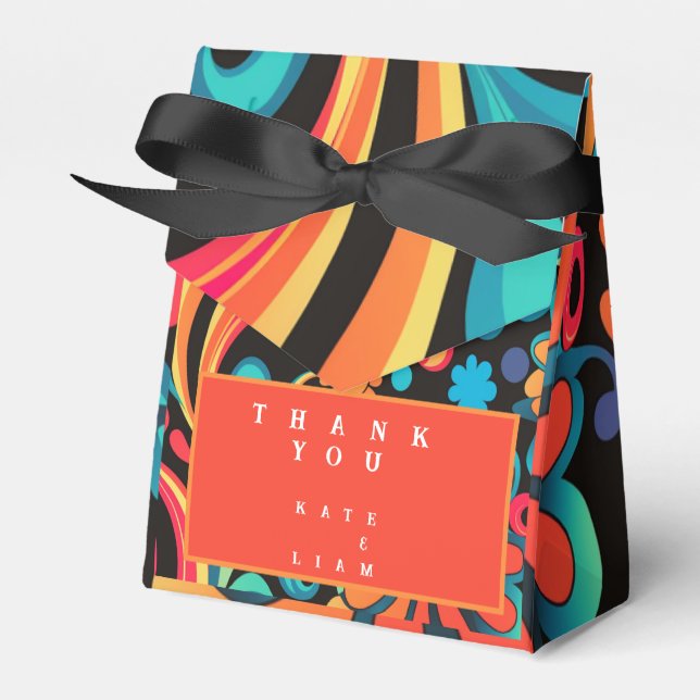 Caja Para Regalos Groovy años 70 (Front Side)