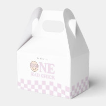 Groovy Chica Checkered Happy Face | 1 cumpleaños