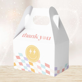 Caja Para Regalos Groovy Chica Pastel Checkered Retro