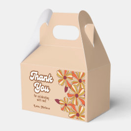 Caja Para Regalos Groovy Hippie Flower Flower Retro 70