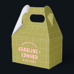 Caja Para Regalos Groovy Negrita Verde Rosa Rojo Funky<br><div class="desc">Groovy Negrita Verde Amarillo Rojo Funky</div>