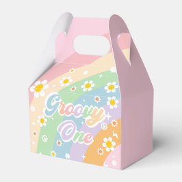Caja Para Regalos Groovy Rainbow Birthday Party Favorito Box