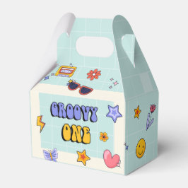 Caja Para Regalos Groovy Un Fiesta de Cumpleaños Hippie Retro