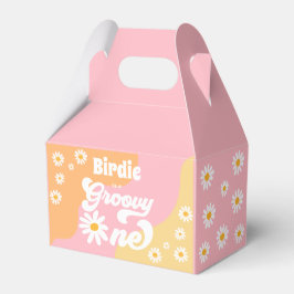 Caja Para Regalos Groovy Un Primer Fiesta Boho Retro Daisy