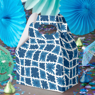 Caja Para Regalos Groovy Wavy Trippy 60 Flores Cheques Blues