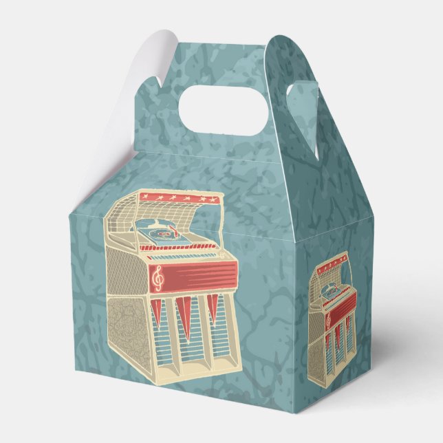 Caja Para Regalos Grunge Jukebox (Front Side)