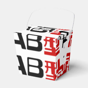 Caja Para Regalos Grupo sanguíneo AB Kanji japonés