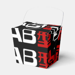 Caja Para Regalos Grupo sanguíneo AB Kanji japonés