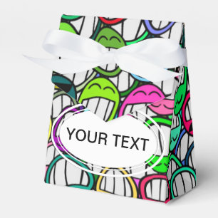 Caja Para Regalos GRUPO SONRIENTE FRESCO DE LAS CARAS + su texto