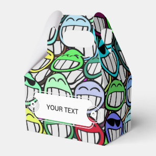 Caja Para Regalos GRUPO SONRIENTE FRESCO DE LAS CARAS + su texto