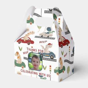 Caja Para Regalos Grupos prehistóricos de coloridos dinosaurios