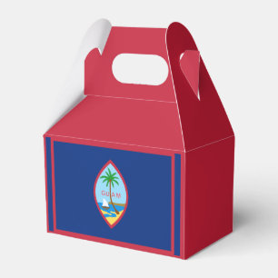 Caja Para Regalos Guam flag