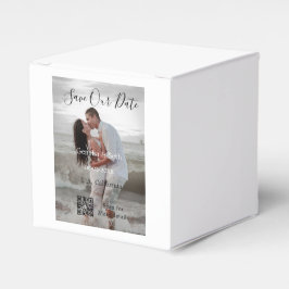 Caja Para Regalos Guardar la fecha detalles del código QR de escaneo