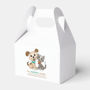 Caja Para Regalos Guau y MeeYow (tratamiento Adopción-Humano del