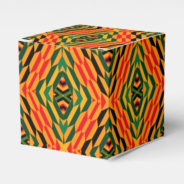 Caja Para Regalos Guay Kente Remix (Costado Anverso)