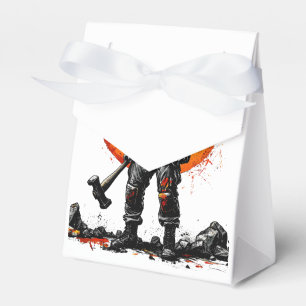 Caja Para Regalos guerrero bárbaro fantasía medieval hummerFavor Box