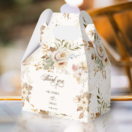 Caja Para Regalos Guión botánico de los Rosas rusos de otoño