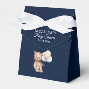 Caja Para Regalos Guión de oso lindo Cualquier color Baby Shower Gra
