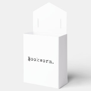 Caja Para Regalos Gusano de biblioteca