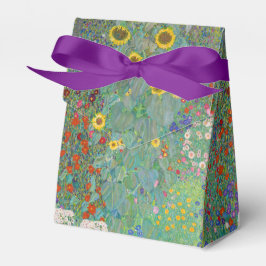 Caja Para Regalos Gustav Klimt - Jardín de campo con girasoles