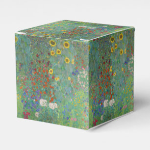Caja Para Regalos Gustav Klimt - Jardín de campo con girasoles