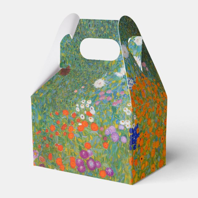 Caja Para Regalos Gustav Klimt - Jardín de flores (Front Side)