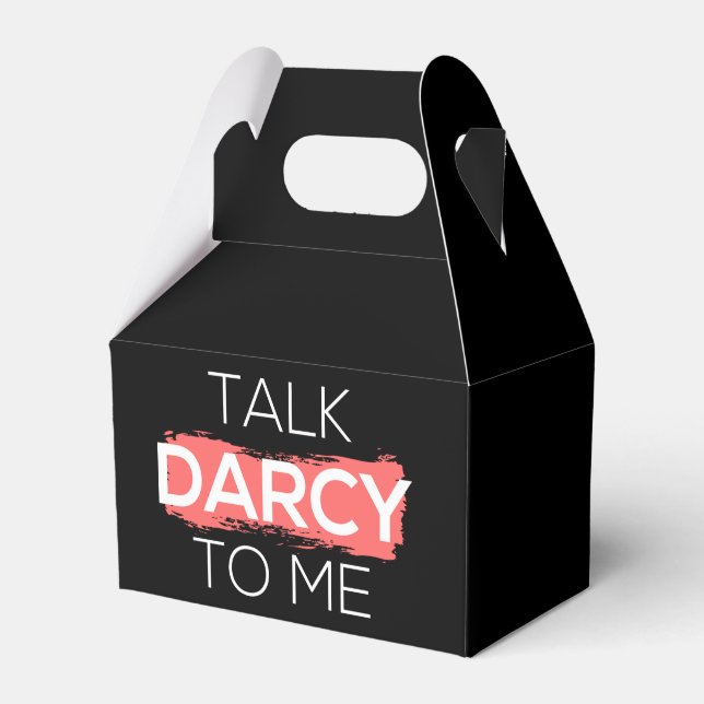 Caja Para Regalos Hable Darcy Conmigo (Front Side)