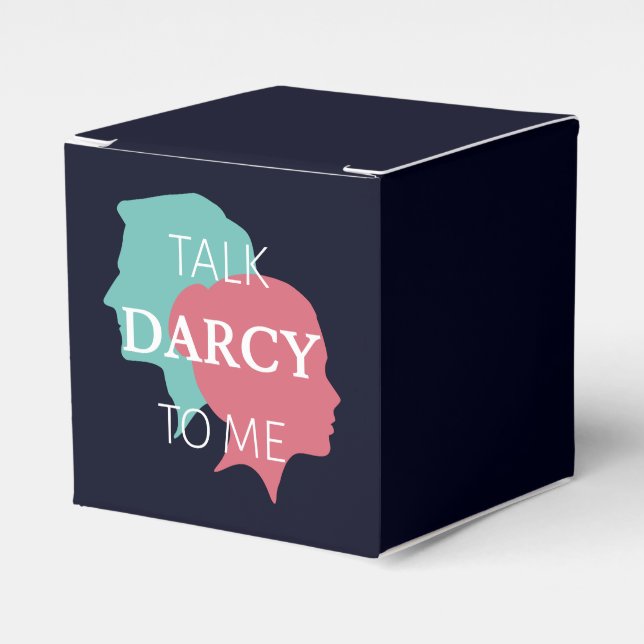 Caja Para Regalos Hable Darcy Conmigo IV (Costado Anverso)