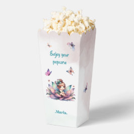 Caja Para Regalos Hada bonita sentada dentro de la flor