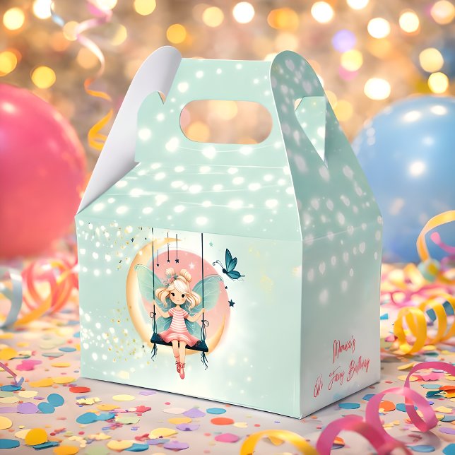 Caja Para Regalos Hada encantada mágica en el cumpleaños de los niño (Subido por el creador)