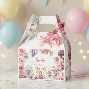 Caja Para Regalos Hadas de huerto acuarela cumpleaños