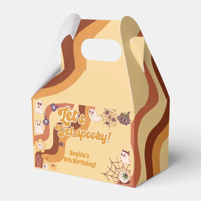 Caja Para Regalos Hagamos que los niños de halloween tengan miedo. (Front Side)