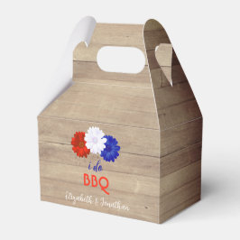 Caja Para Regalos Hago BBQ Floral Patriótico