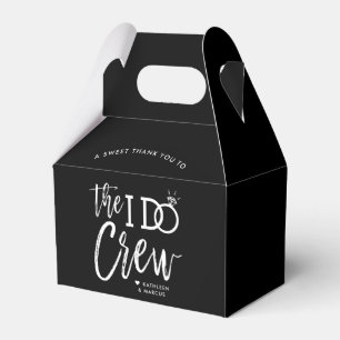 Caja Para Regalos Hago negro del favor de banquete de boda del