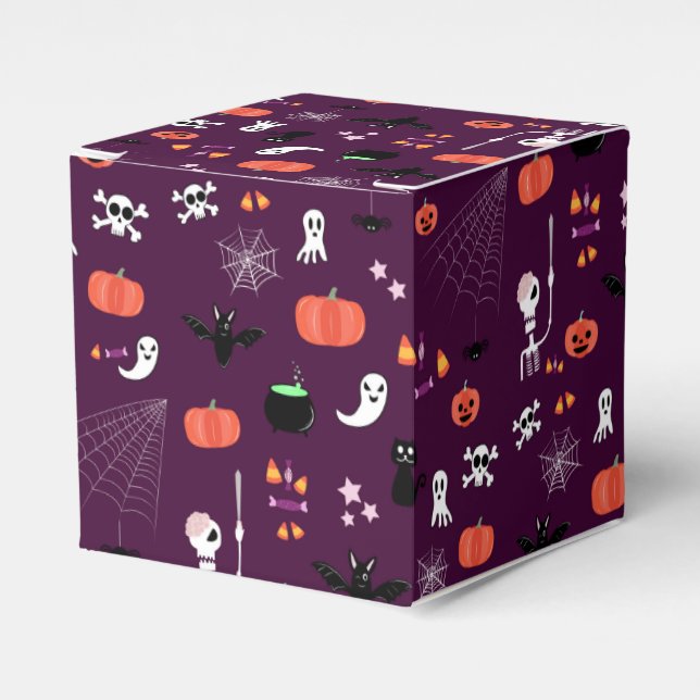 Caja Para Regalos Halloween (Costado Anverso)