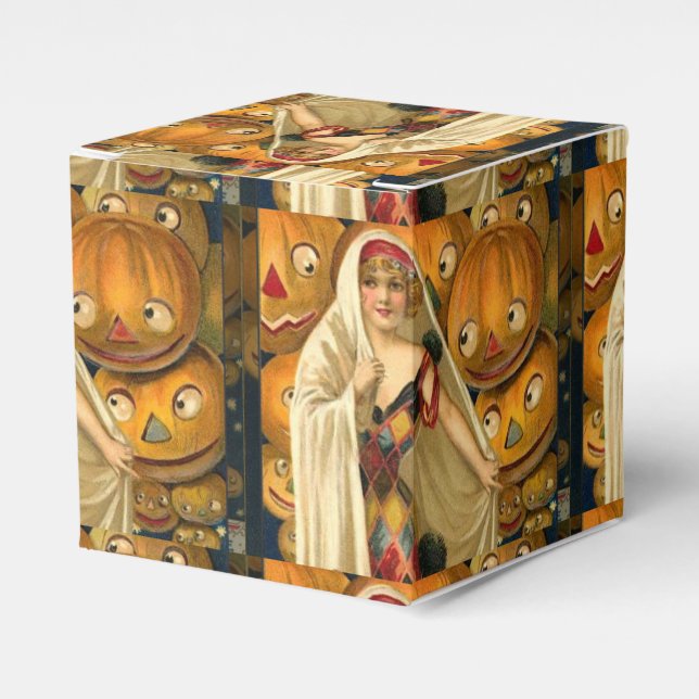 Caja Para Regalos Halloween antiguo Jack O Lantern Costume mujer (Costado Anverso)