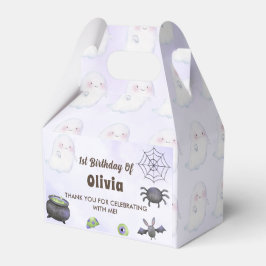 Caja Para Regalos Halloween Birthday Cute Ghost Fiesta