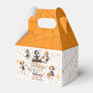 Caja Para Regalos Halloween Boo Spooky Skeletons disfraces Baby Show