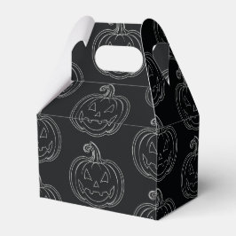 Caja Para Regalos Halloween con linterna de Jack O'