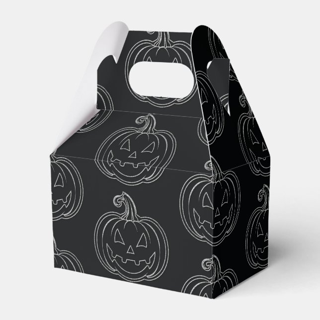 Caja Para Regalos Halloween con linterna de Jack O' (Front Side)