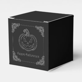 Caja Para Regalos Halloween con linterna de Jack O'