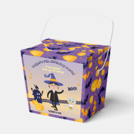 Caja Para Regalos Halloween Costume Boy Wizard Fiesta de cumpleaños