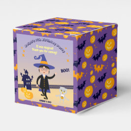 Caja Para Regalos Halloween Costume Boy Wizard Fiesta de cumpleaños