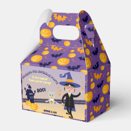 Caja Para Regalos Halloween Costume Boy Wizard Fiesta de cumpleaños