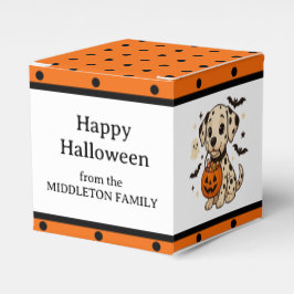 Caja Para Regalos Halloween Dalmatian Trick o Trate a Fiesta