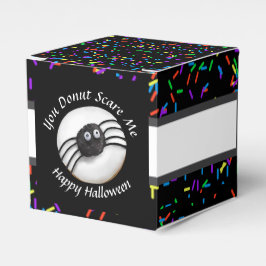 Caja Para Regalos Halloween de moda Spookone Black Spiut Donut