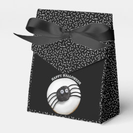 Caja Para Regalos Halloween de moda Spookone Black Spiut Donut