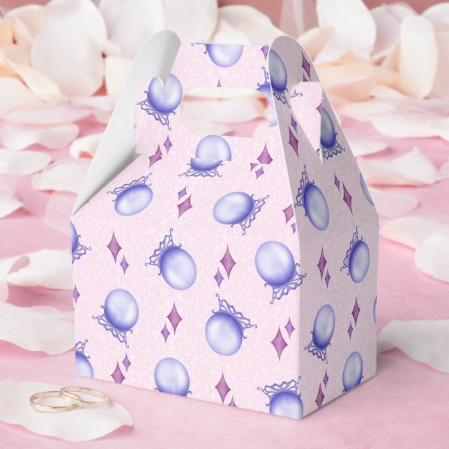 Caja Para Regalos Halloween de Purple Magic Crystal Ball (Boda)